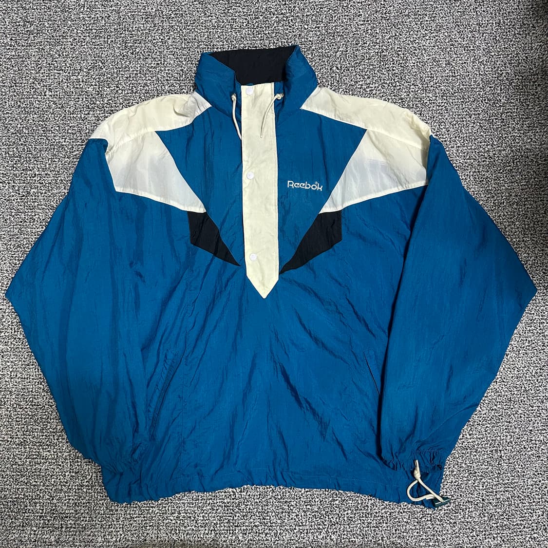 (XL추천) 리복 바람막이 아노락 블루 상품이미지2