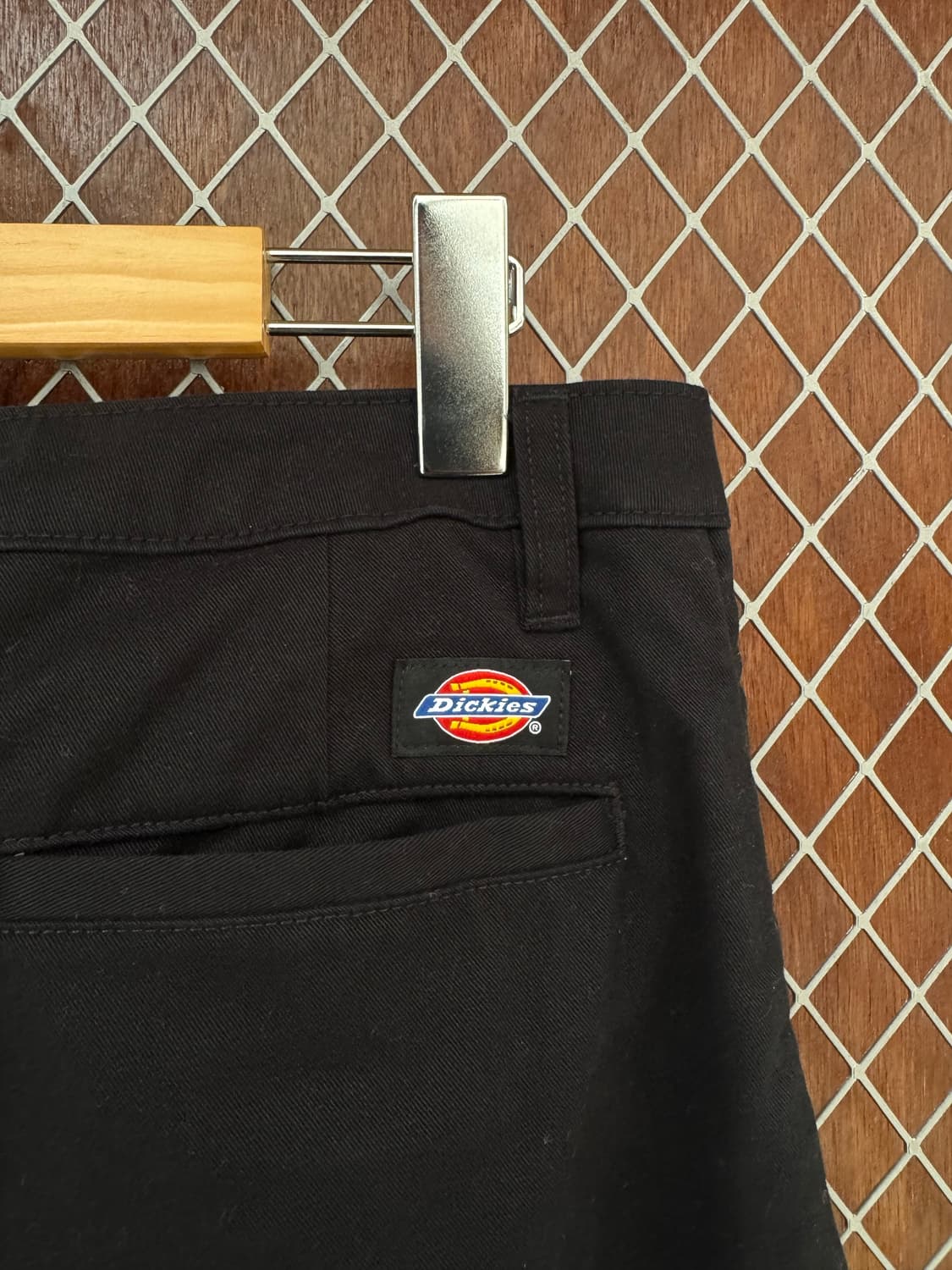 디키즈 패디드 핀턱 와이드 레그 팬츠 블랙 28 상품이미지7