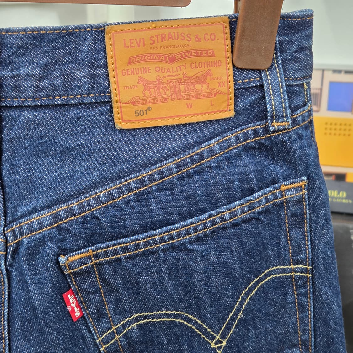 리바이스 501 빅E 프리미엄 데님팬츠 25/30 상품이미지4