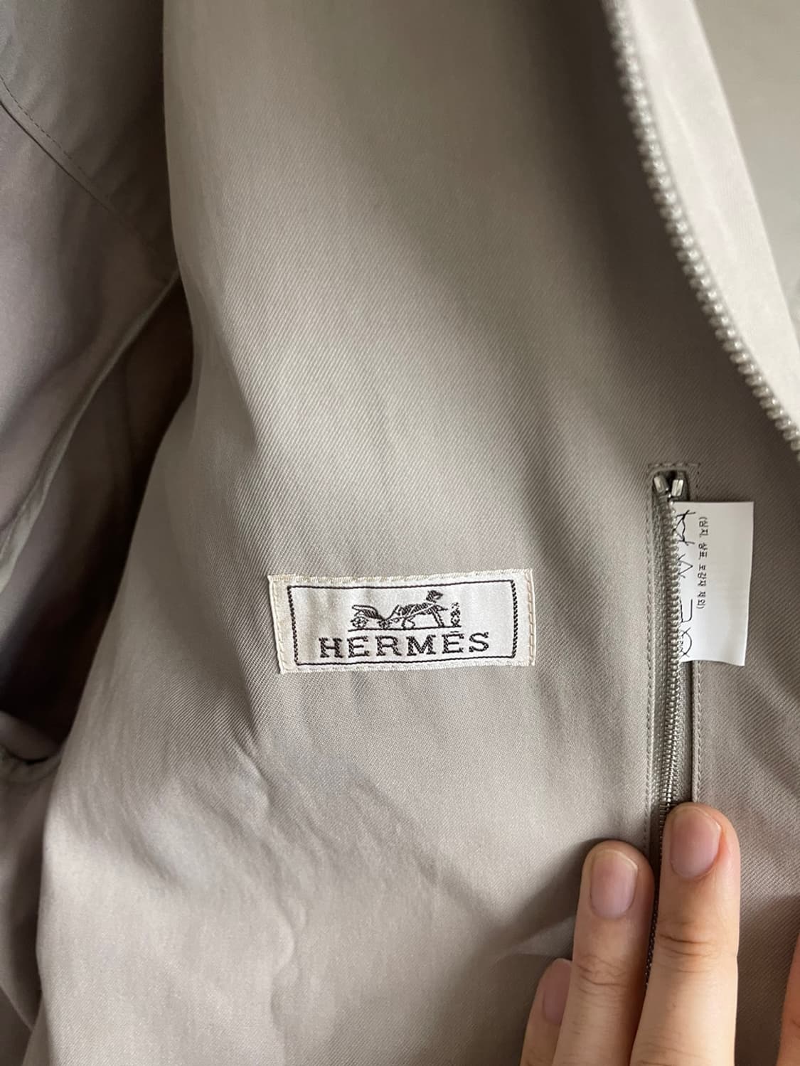 [54] 에르메스 스퀘어 아이콘 스트레이트 자켓 트러커 상품이미지5