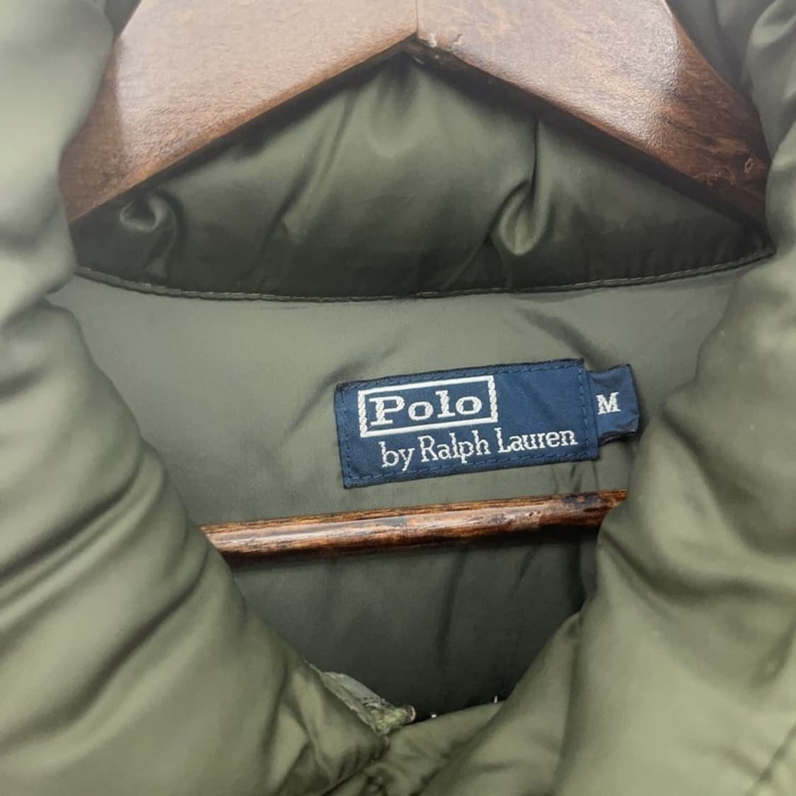 폴로 랄프로렌 올리브 카키 덕다운 푸퍼 패딩 M C06442 상품이미지5