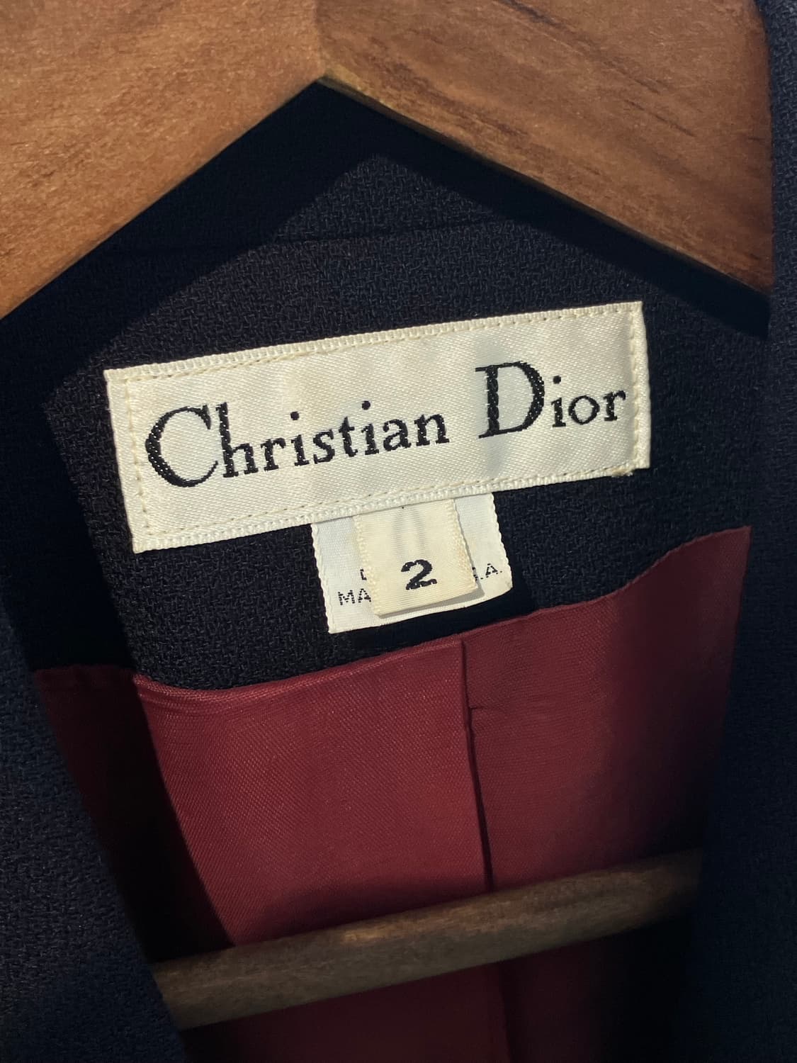 Christian Dior 골드 버튼 더블 울 블레이저 상품이미지3