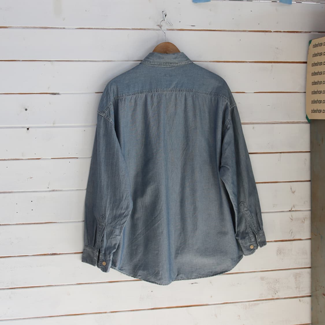 (착용컷) 90's 리바이스 워크 셔츠 (남성용 105) 상품이미지2
