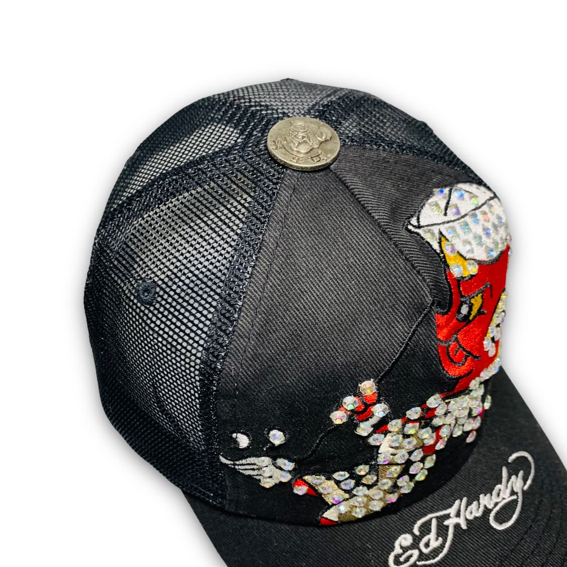 에드하디 올드스쿨 데빌 타투 자수 메쉬캡 상품이미지3