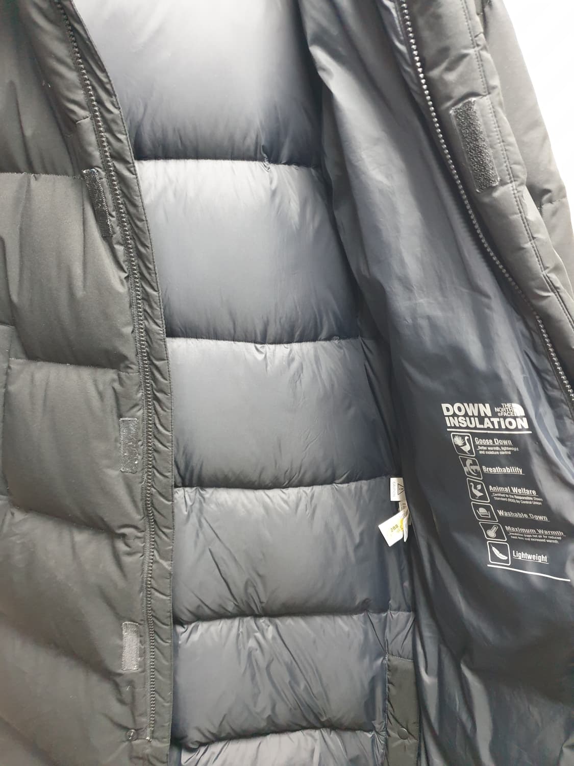 [여90] 노스페이스 롱패딩 슈퍼에어다운 블랙 상품이미지6