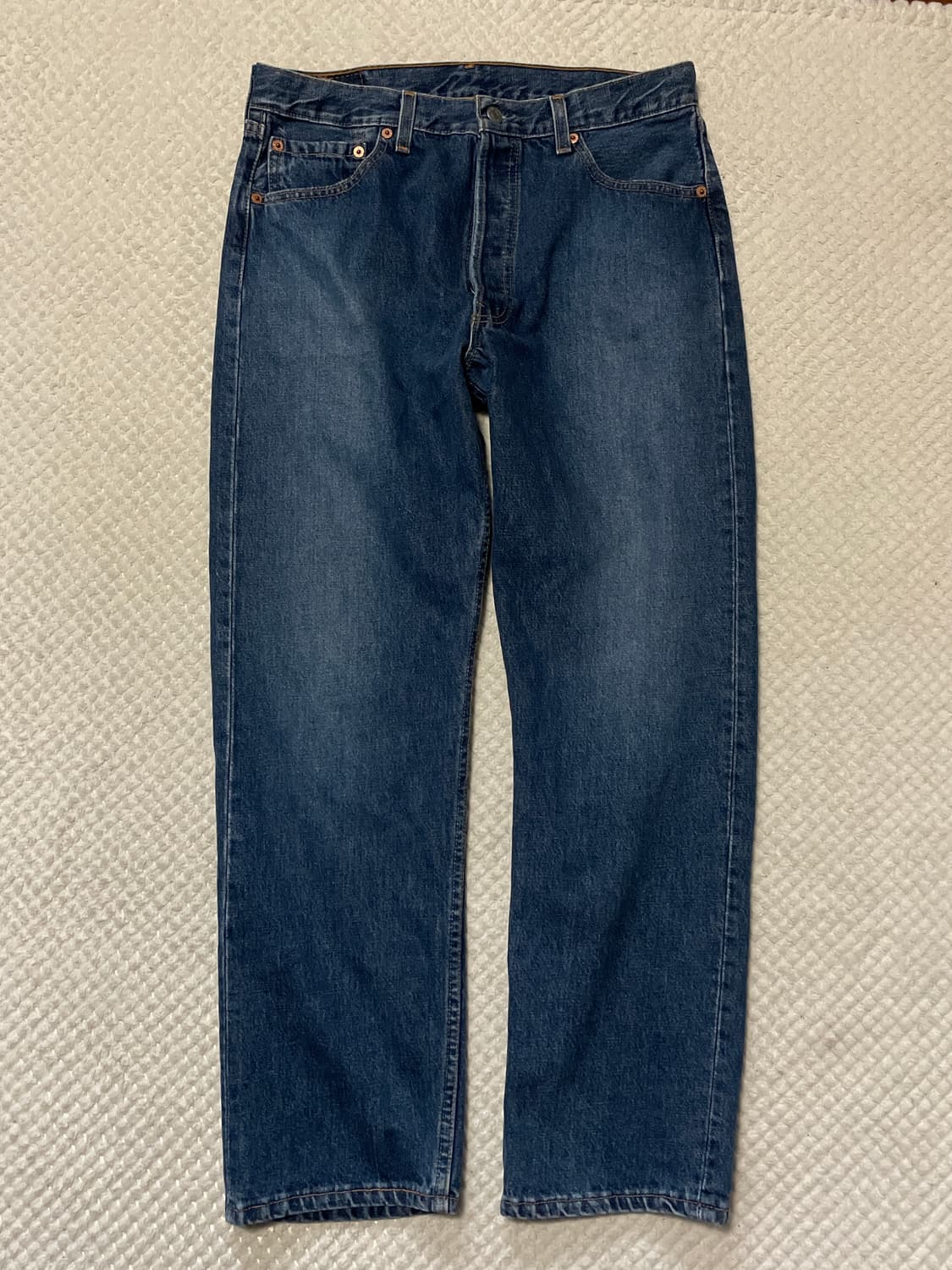 [34X30] 리바이스 90s USA 501 오리지널 핏 데님 팬츠 상품이미지1