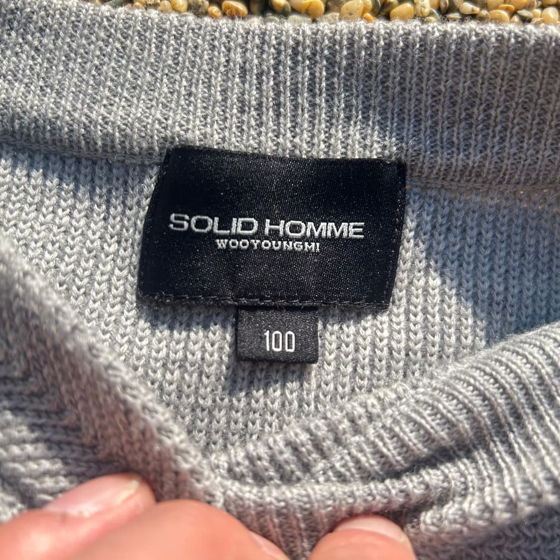 솔리드 옴므 우영미 스트라이프 니트  상품이미지5