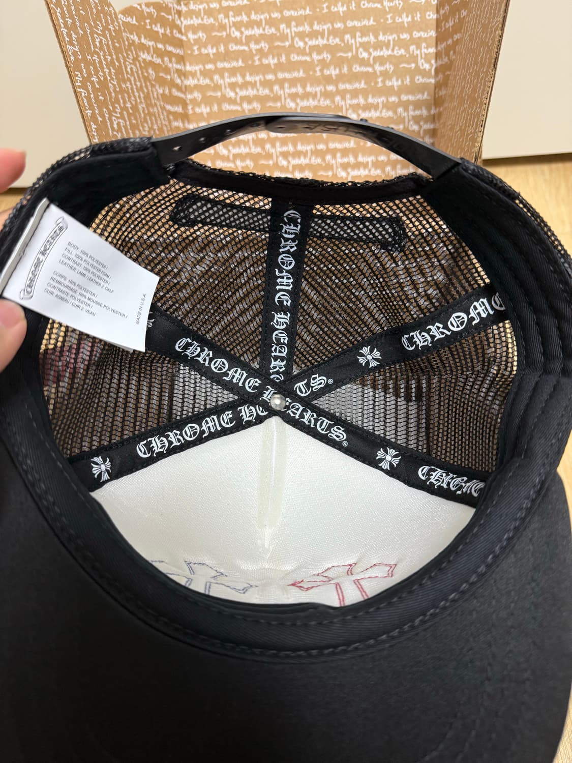 크롬하츠 트리플 크로스 캡 새상품 상품이미지5