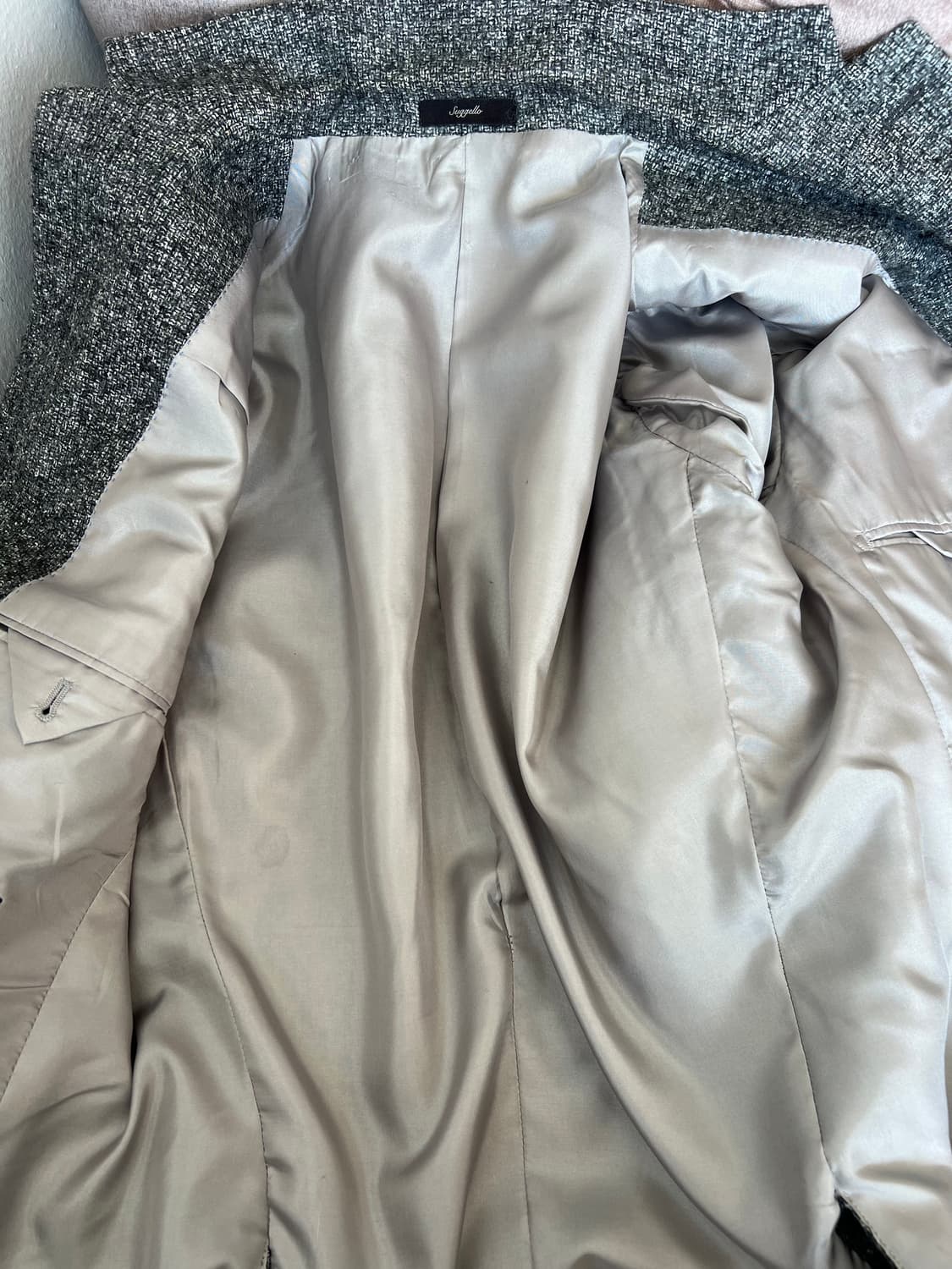 갤럭시 남성 보카시그레이 알파카자켓 상품이미지5