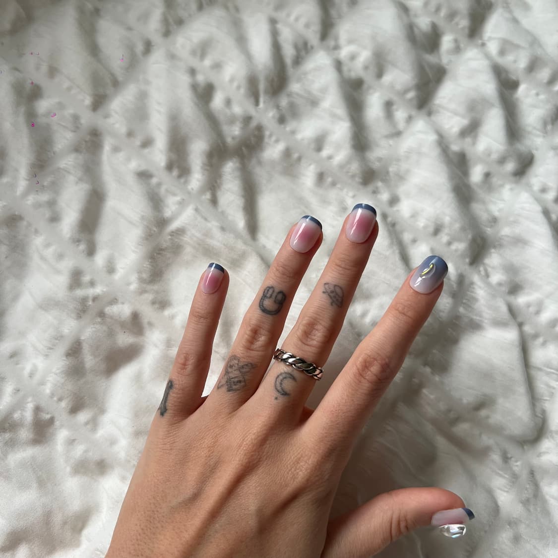 실버 트위스트 체인 반지 상품이미지7