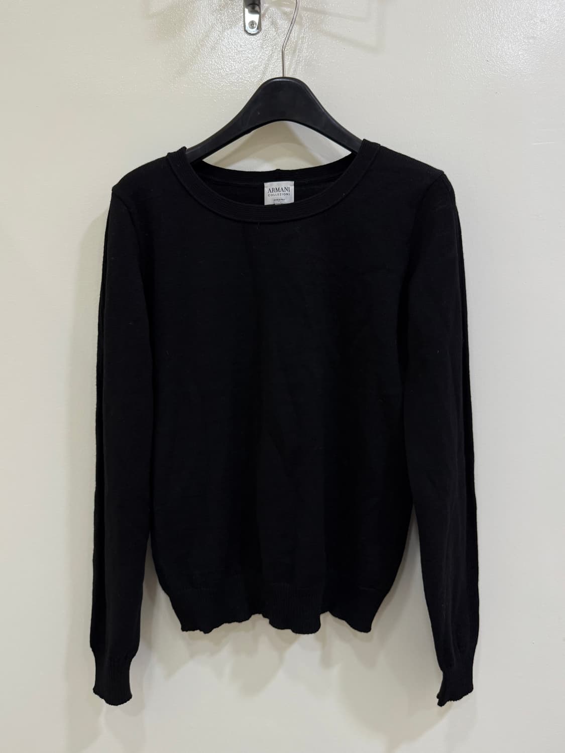 아르마니 꼴레지오니 블랙 니트 정품 상품이미지1