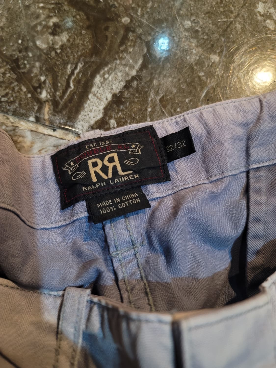 더블알엘 헤링본 리페어 워싱 워크팬츠  상품이미지5