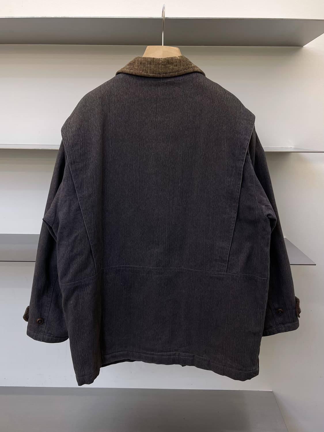 Melka Sweden 90s 퀼티드 라인 헌팅 코트 상품이미지5