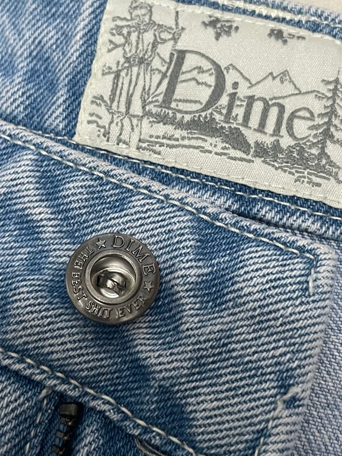 [L]다임 배기 데님팬츠 dime baggy denim 상품이미지2