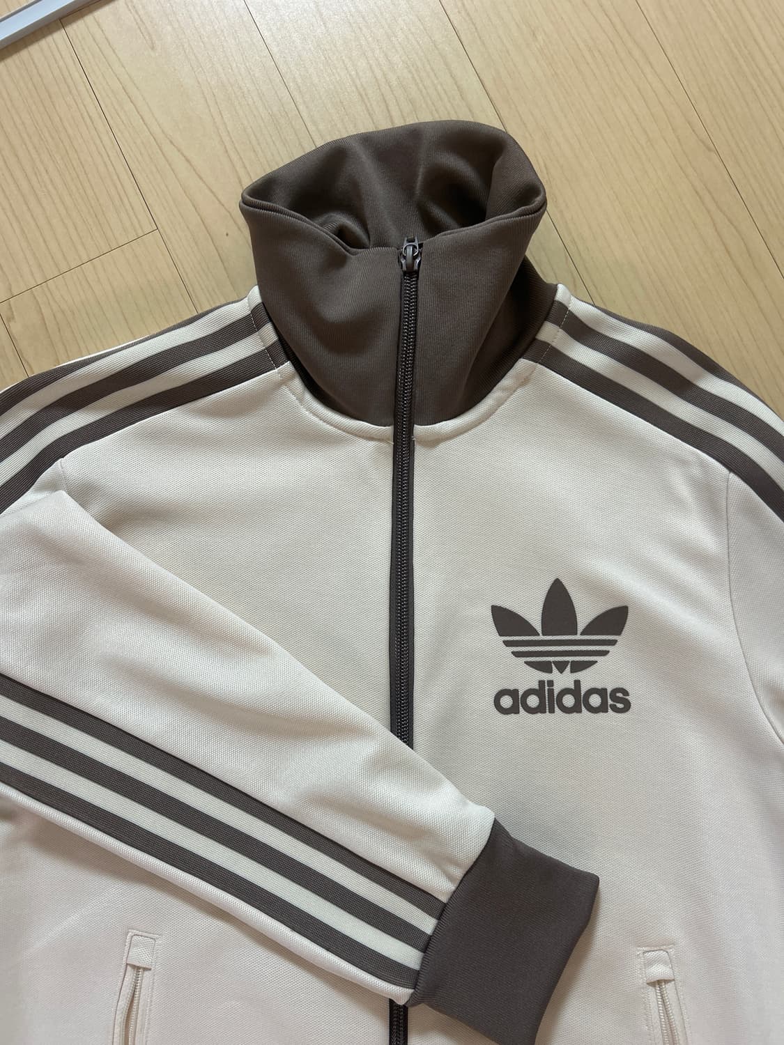 아디다스 베켄바우어 트랙탑 원더 화이트 트레이스 져지 상품이미지2