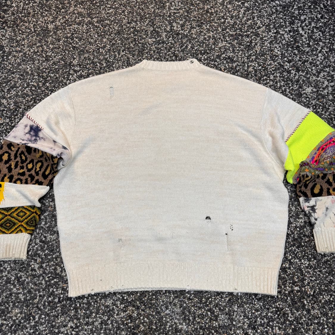 캐피탈 5G 히피 슬리브 코튼 니트 made in JAPAN (2XL)  상품이미지6