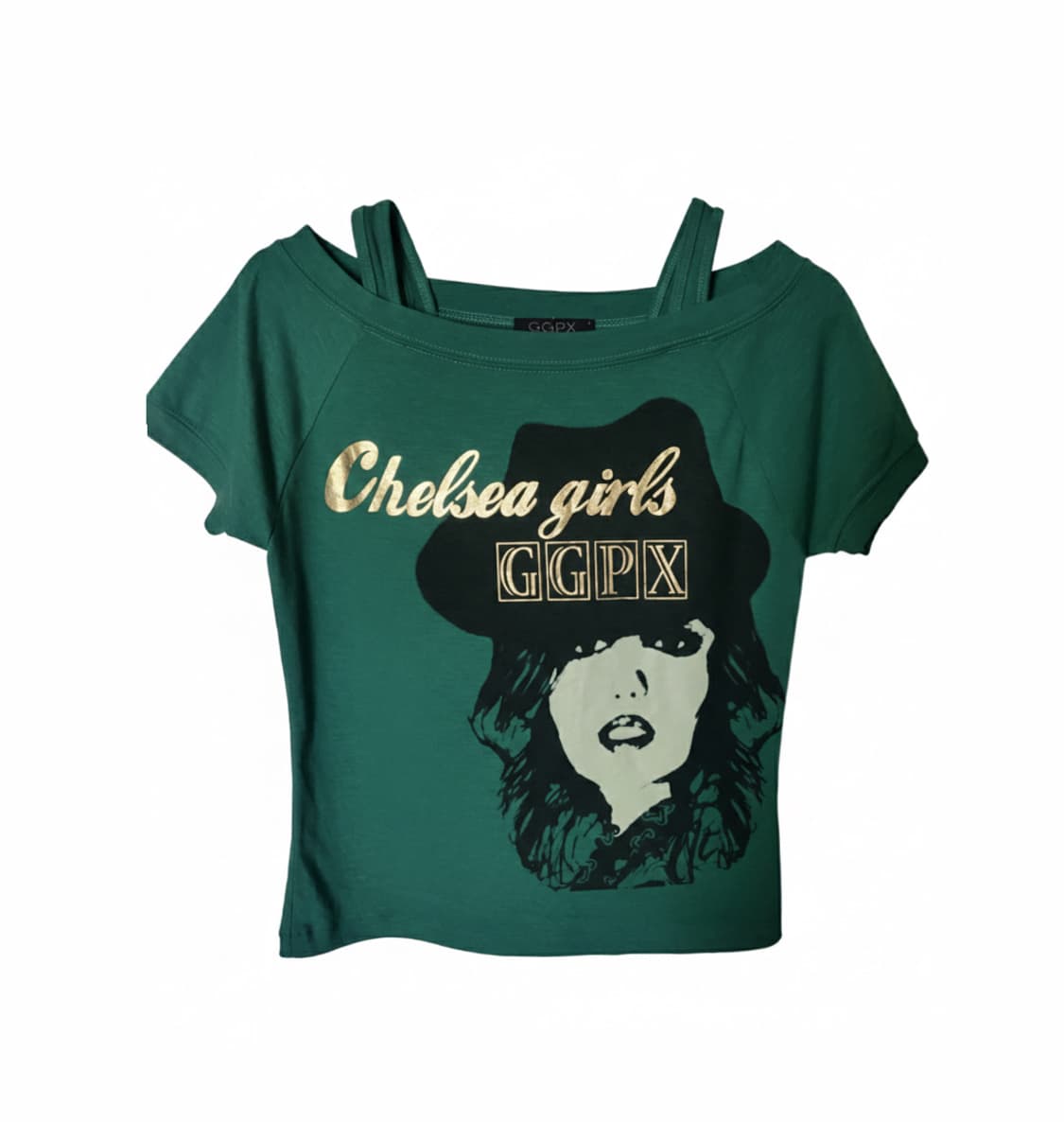 GGPX y2k 그린 반팔 티셔츠 S 상품이미지1
