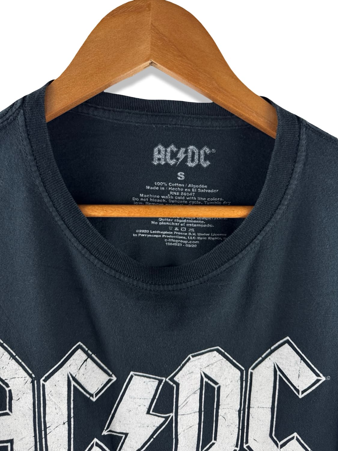 ACDC 오피셜 Back in Black 티셔츠4149 상품이미지3