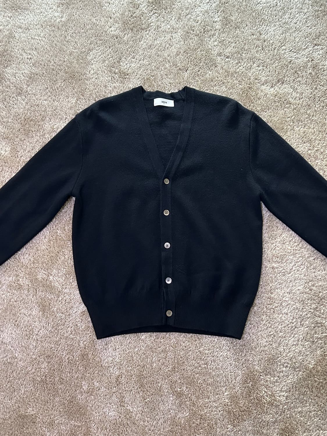 LMOOD crop cardigan navy - 48 (100-105) 상품이미지1