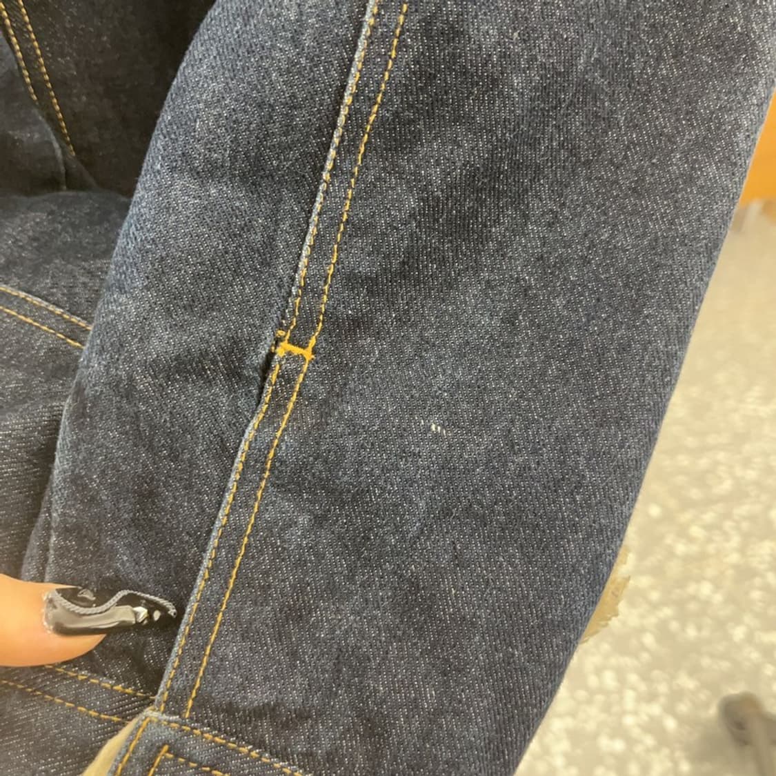 캘빈클라인 슬림핏 쉐르파 데님 양털 자켓 S C08501 상품이미지6