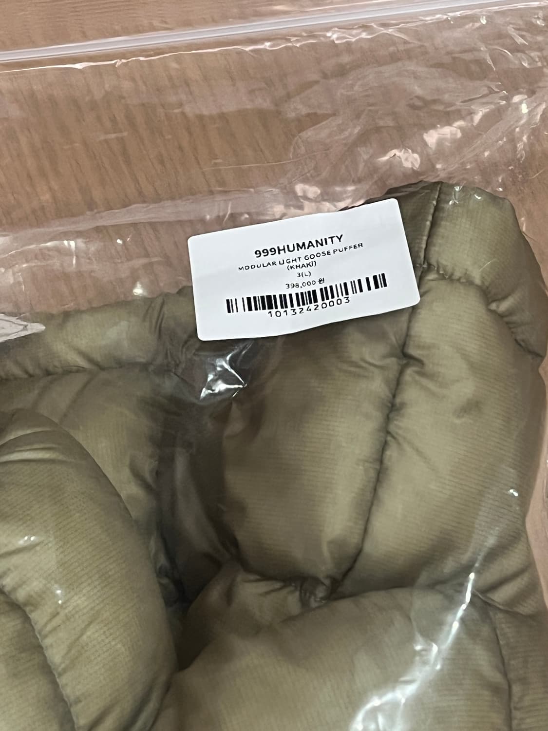 999 휴머니티 모듈러 라이트 구스 푸퍼 카키 3 상품이미지2