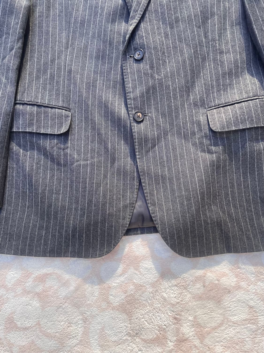 로렌랄프로렌 울 캐시미어 스트라이프 블레이져 상품이미지4