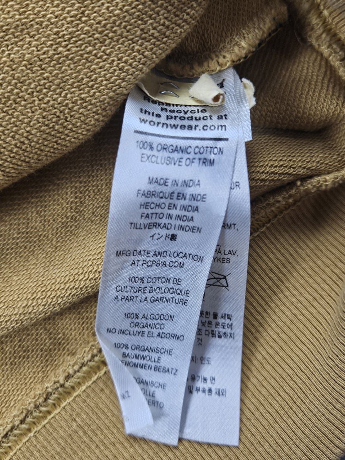 파타고니아 백로고 다잉 워시드 커스텀 크루넥 맨투맨 (L)/ 10139 상품이미지9