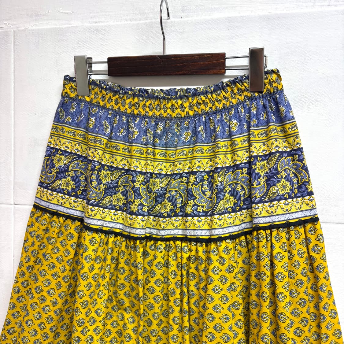 비비드 히피 에스틱 패턴 캉캉 스커트 JPN 상품이미지2