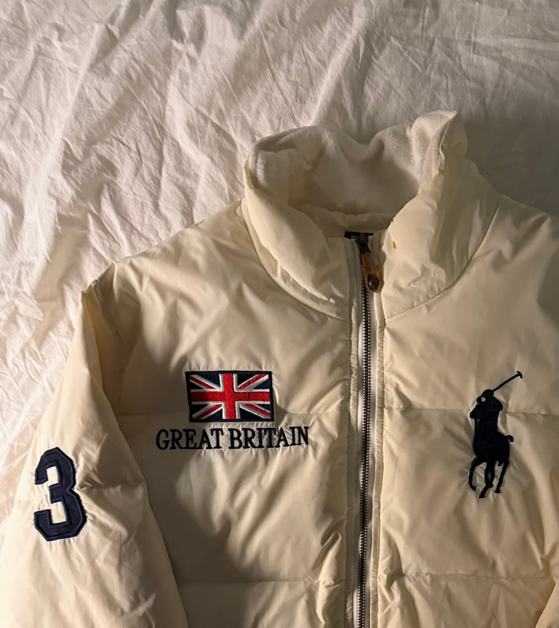 폴로 빅포니 브리튼 패딩 아이보리 상품이미지1