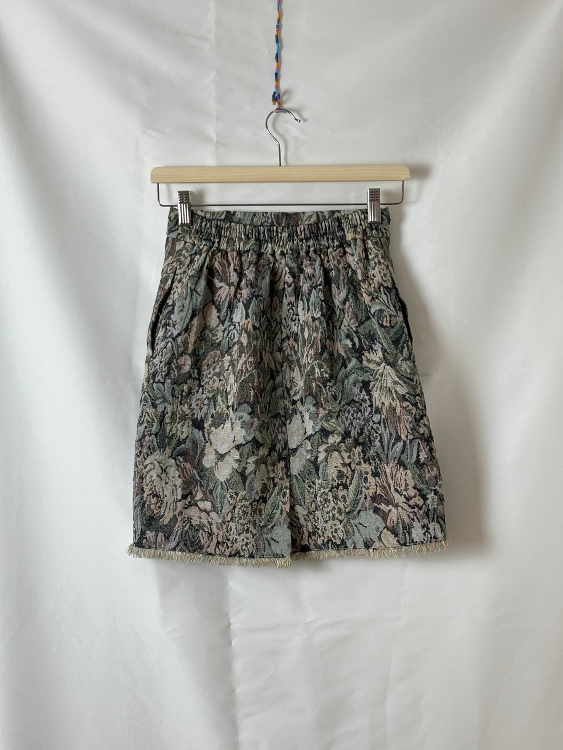 플라워 패턴 미니 스커트 상품이미지4