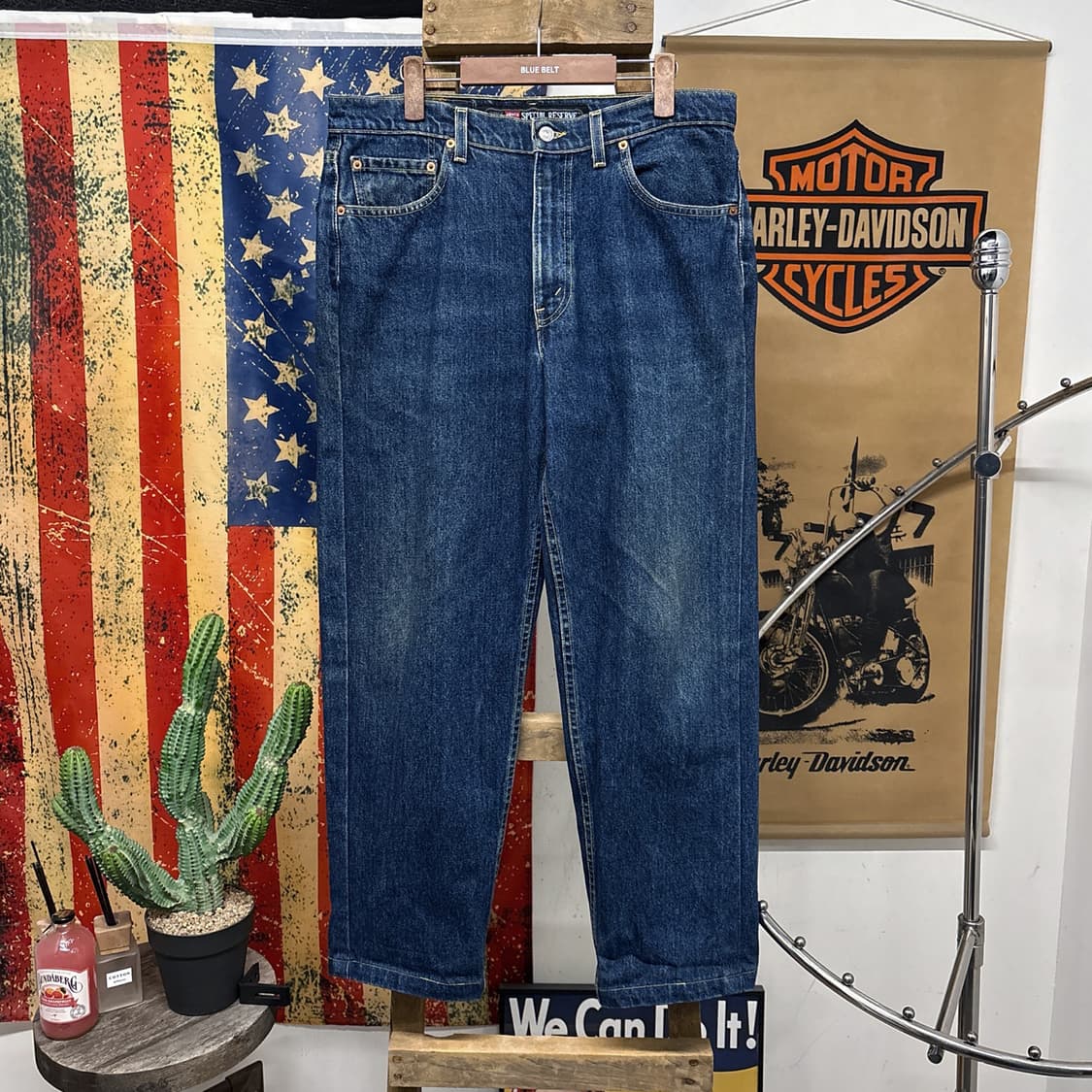 90s 리바이스 스페셜리저브 라인 525 미국생산 루즈핏 데님팬츠 상품이미지1