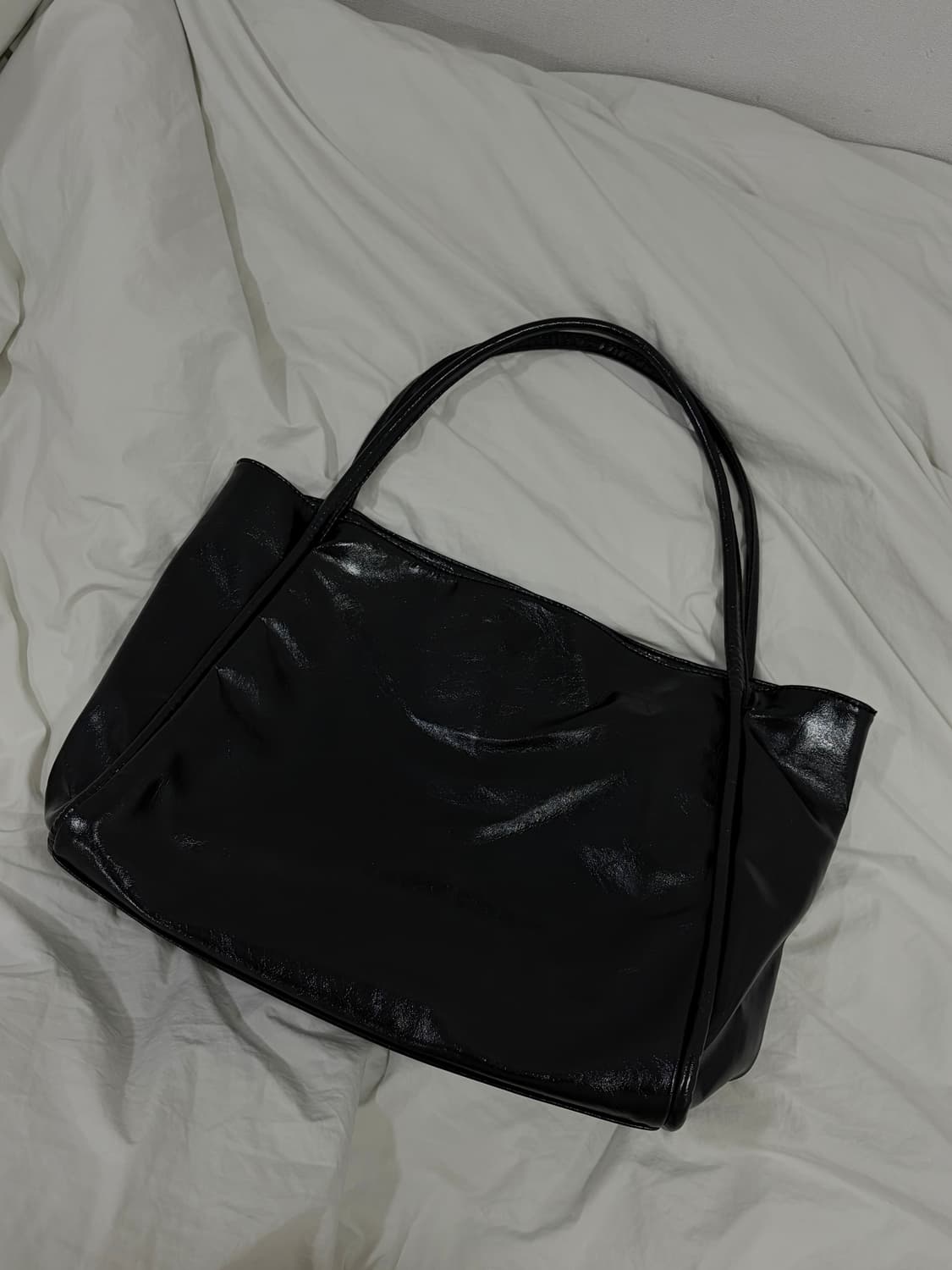 블랙 가죽백  상품이미지2