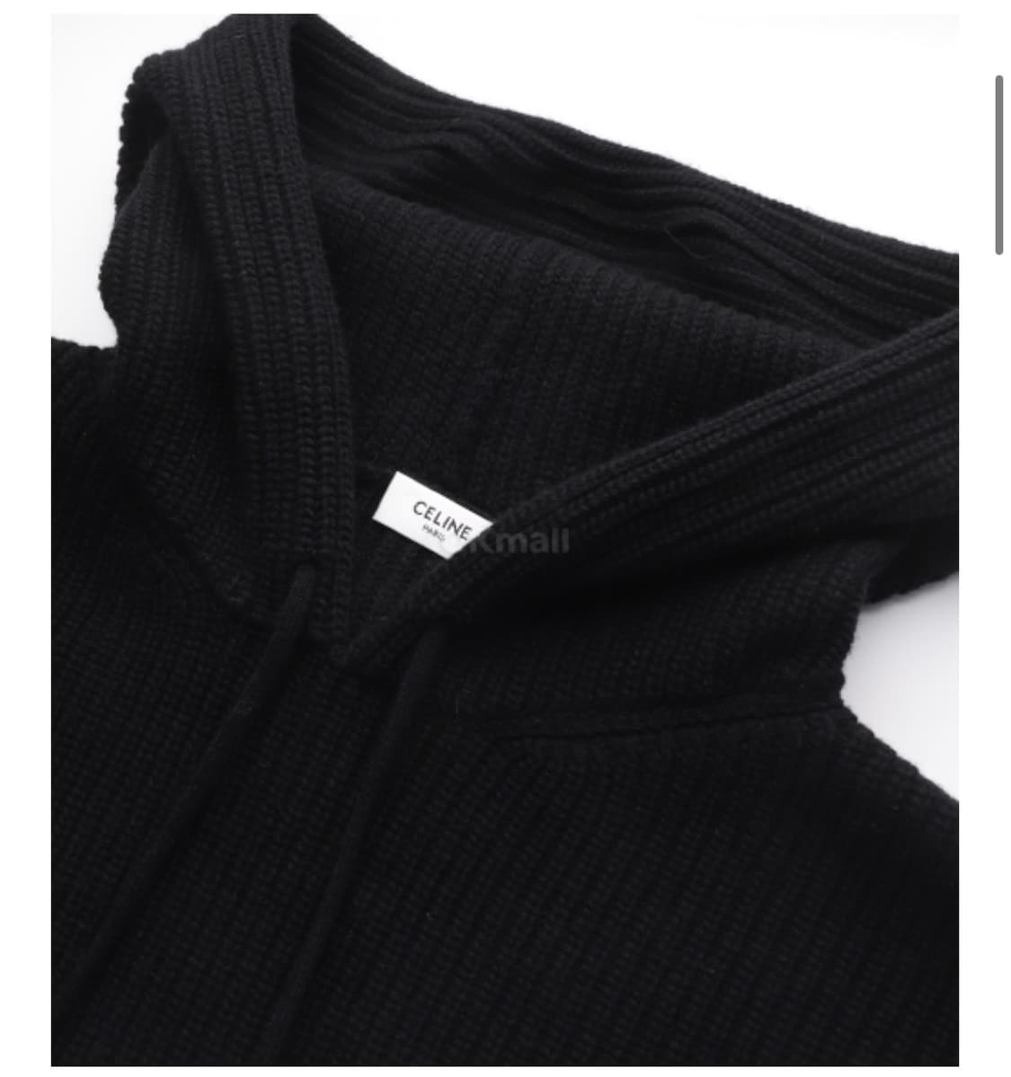(정품) 셀린느 리브드 울 후드 스웨터 xs(100-105) 상품이미지3