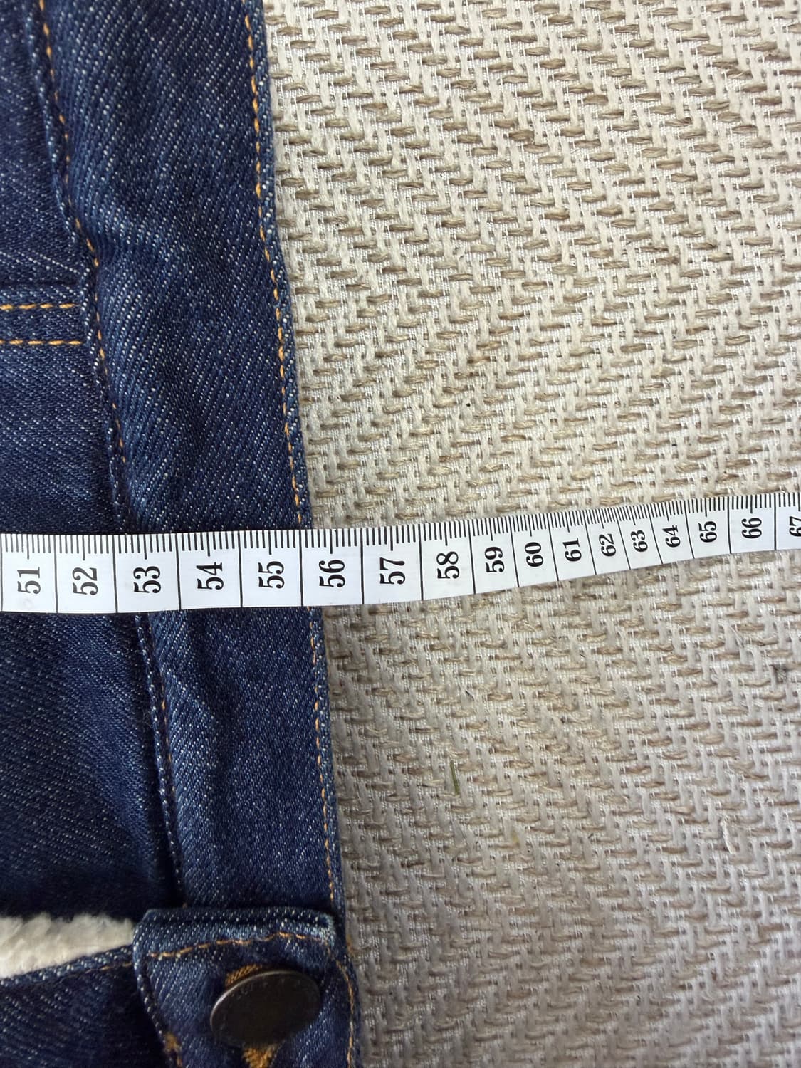 정품) 마쥬 여성 양털 데님 청자켓 40 상품이미지10