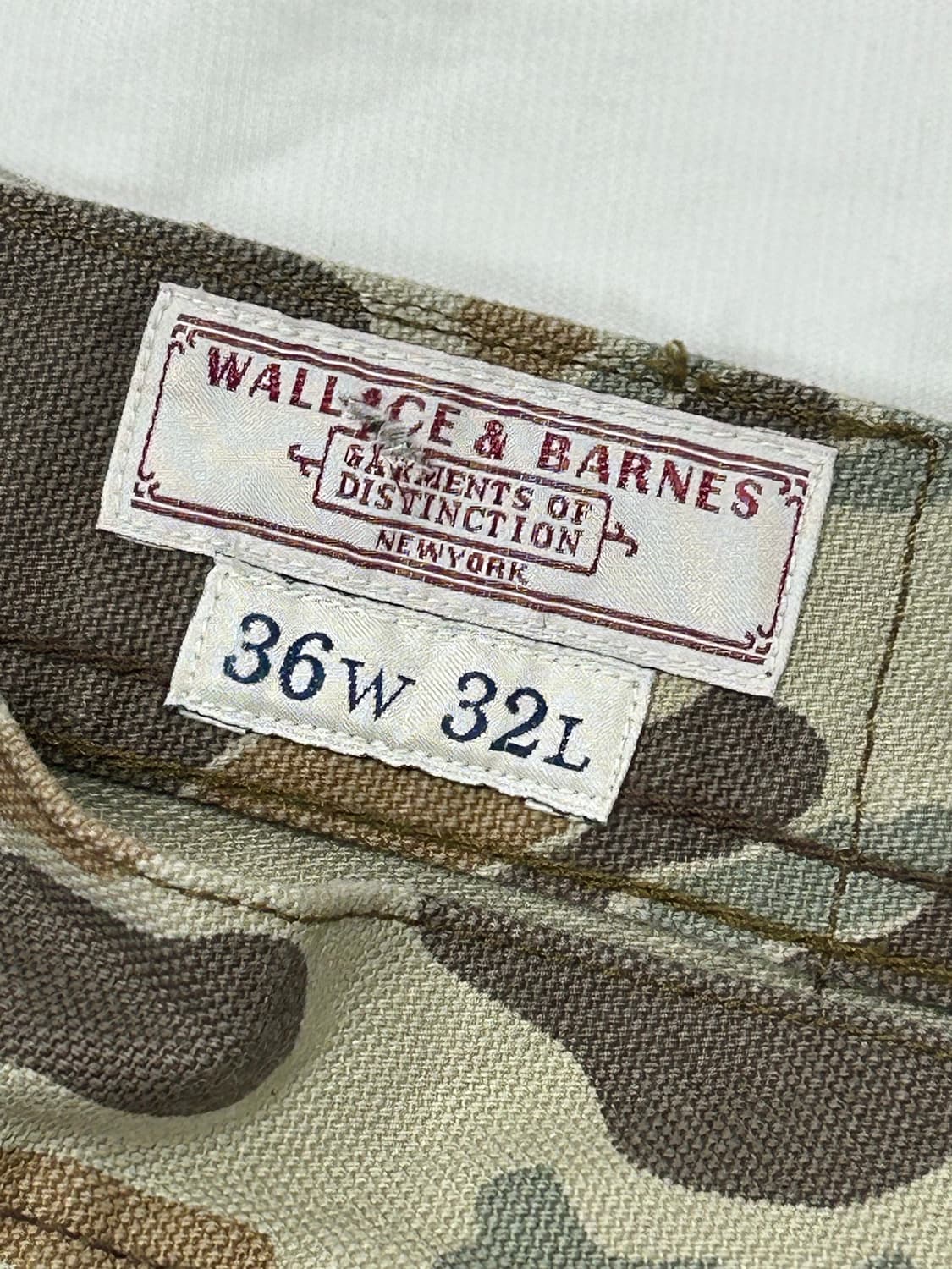 Wallace & Barnes 월레스&반즈 덕 카모 팬츠 상품이미지9