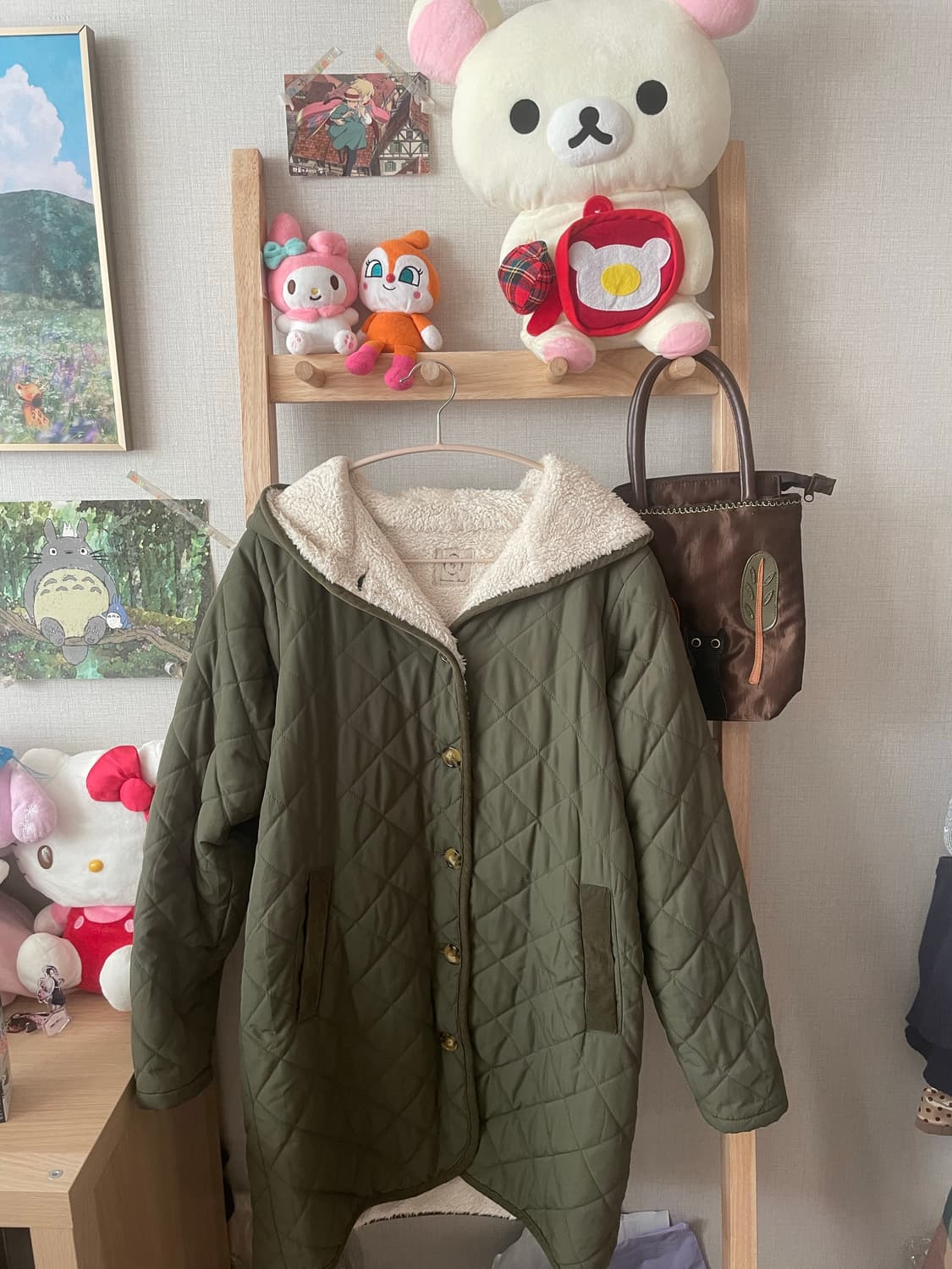 모리걸 빈티지 사만사모스 롱패딩 💚🤍 상품이미지1