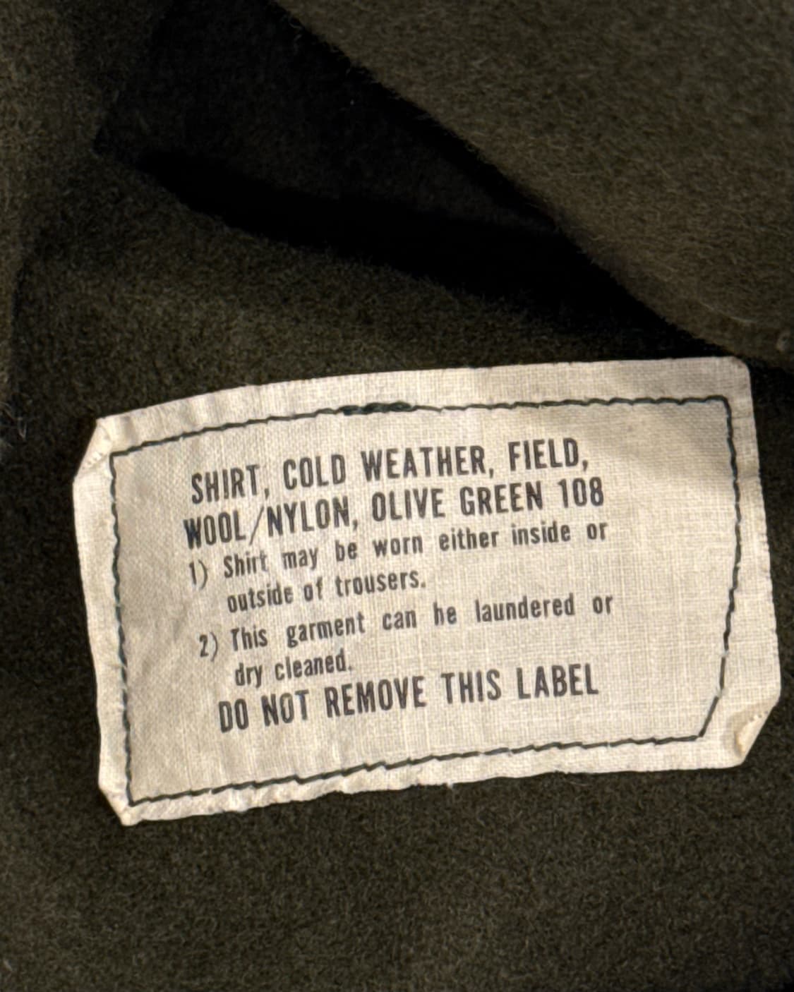 OG-108 US army 70s 울셔츠 상품이미지4