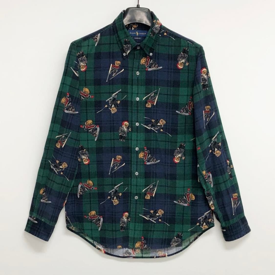 폴로 타탄체크 스키베어 셔츠/남성S 상품이미지1