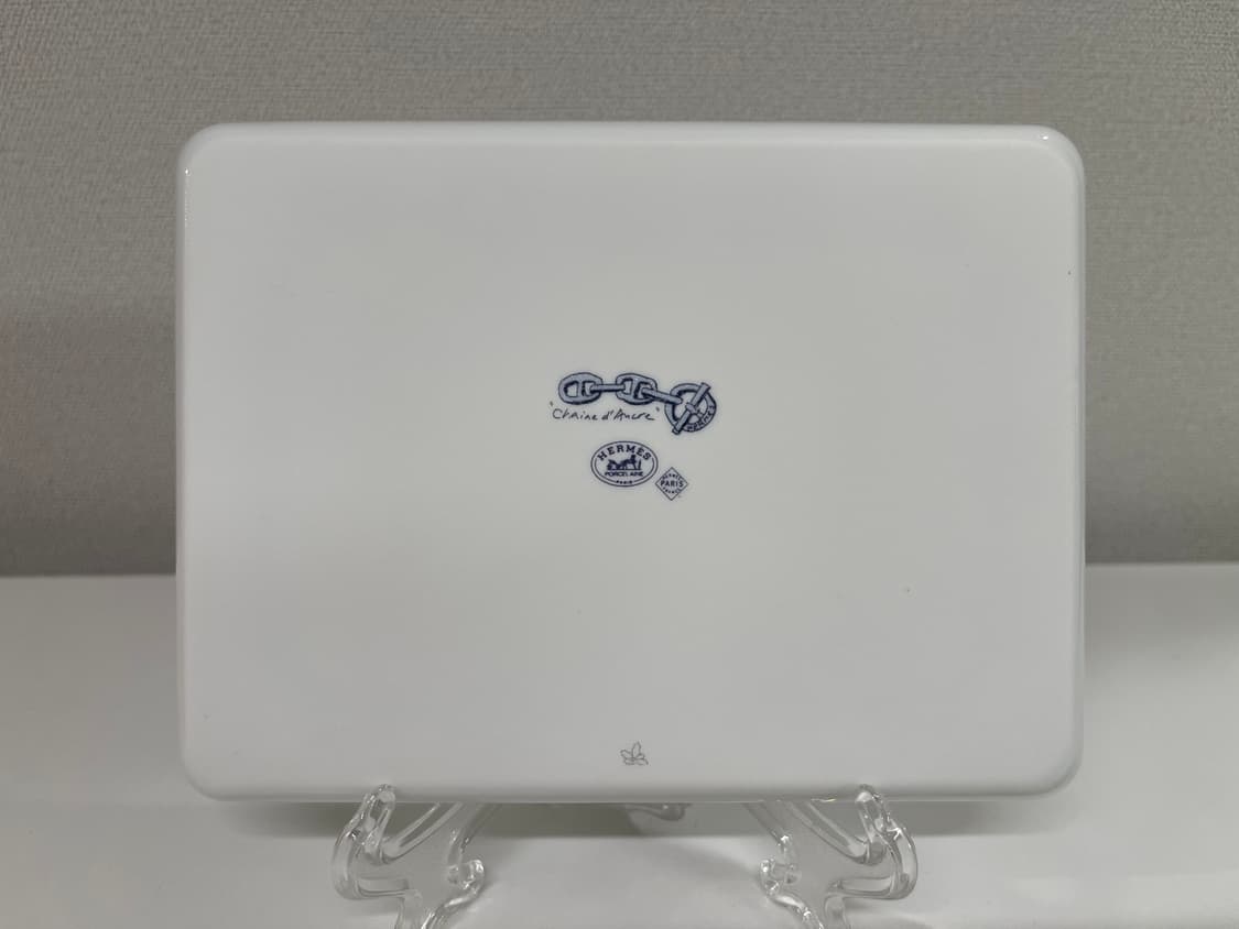 에르메스 샹달 블루 스퀘어 플레이트 1P 상품이미지4