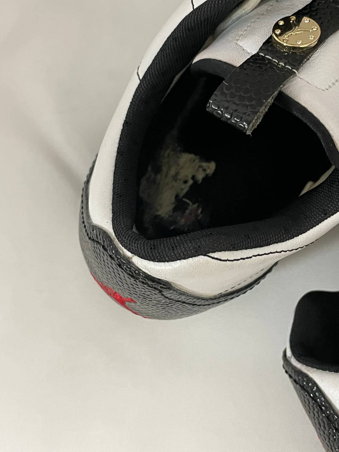 (250) 나이키 에어 조던 12 프리마 트레이너 블랙 화이트 신발 상품이미지7