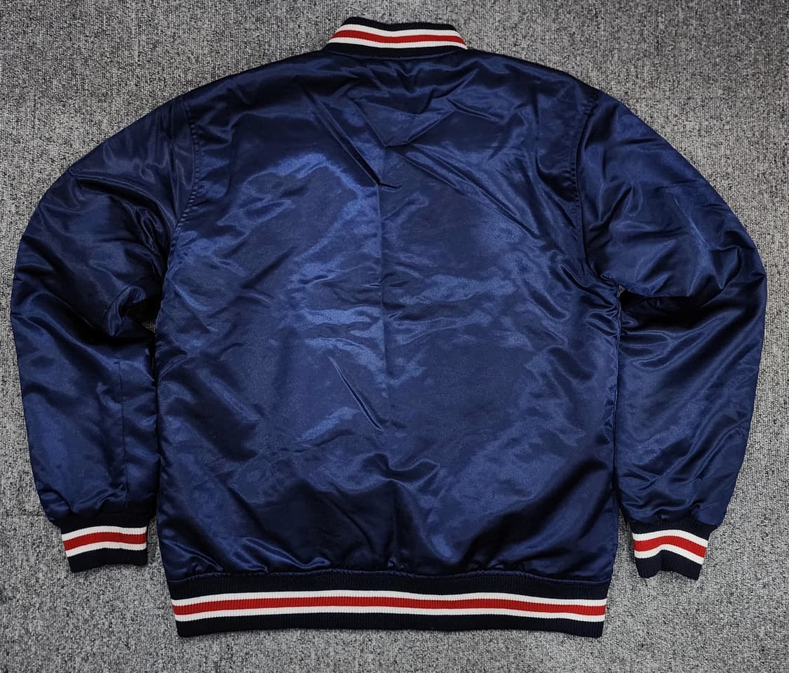 챔피온 재팬 빅로고 성조기 패치 새틴 스타디움 바시티 자켓 L 상품이미지2