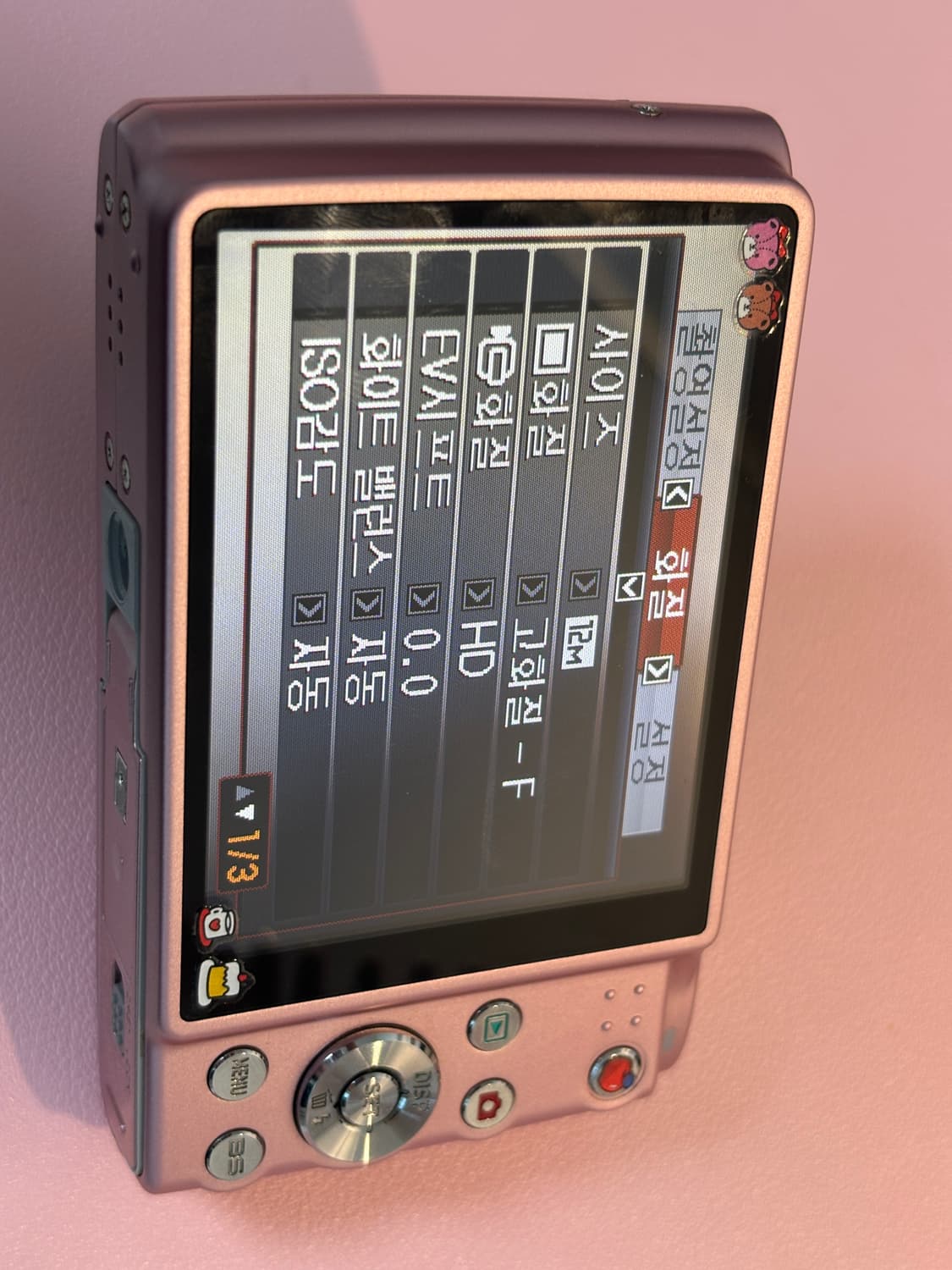 극미품 메이크업모드) 카시오 엑슬림 Z450 핑크 (카시오 Z40모 상품이미지7