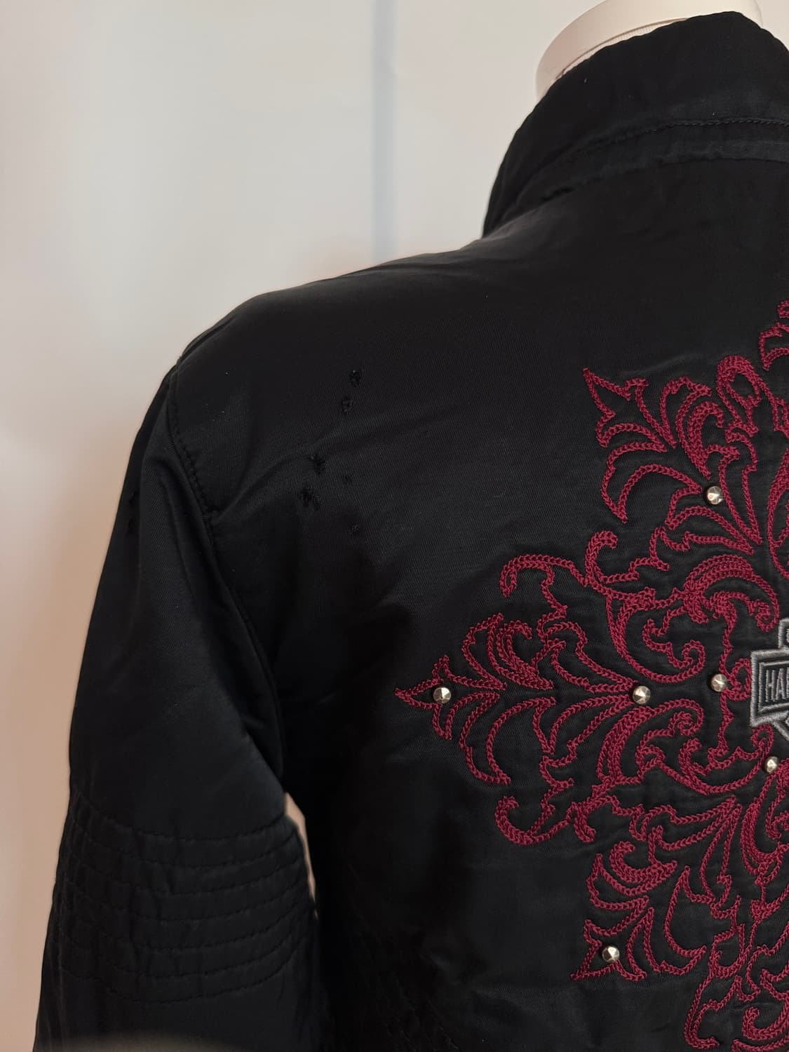 Harley davidson 퀄팅 자켓 xs  상품이미지3