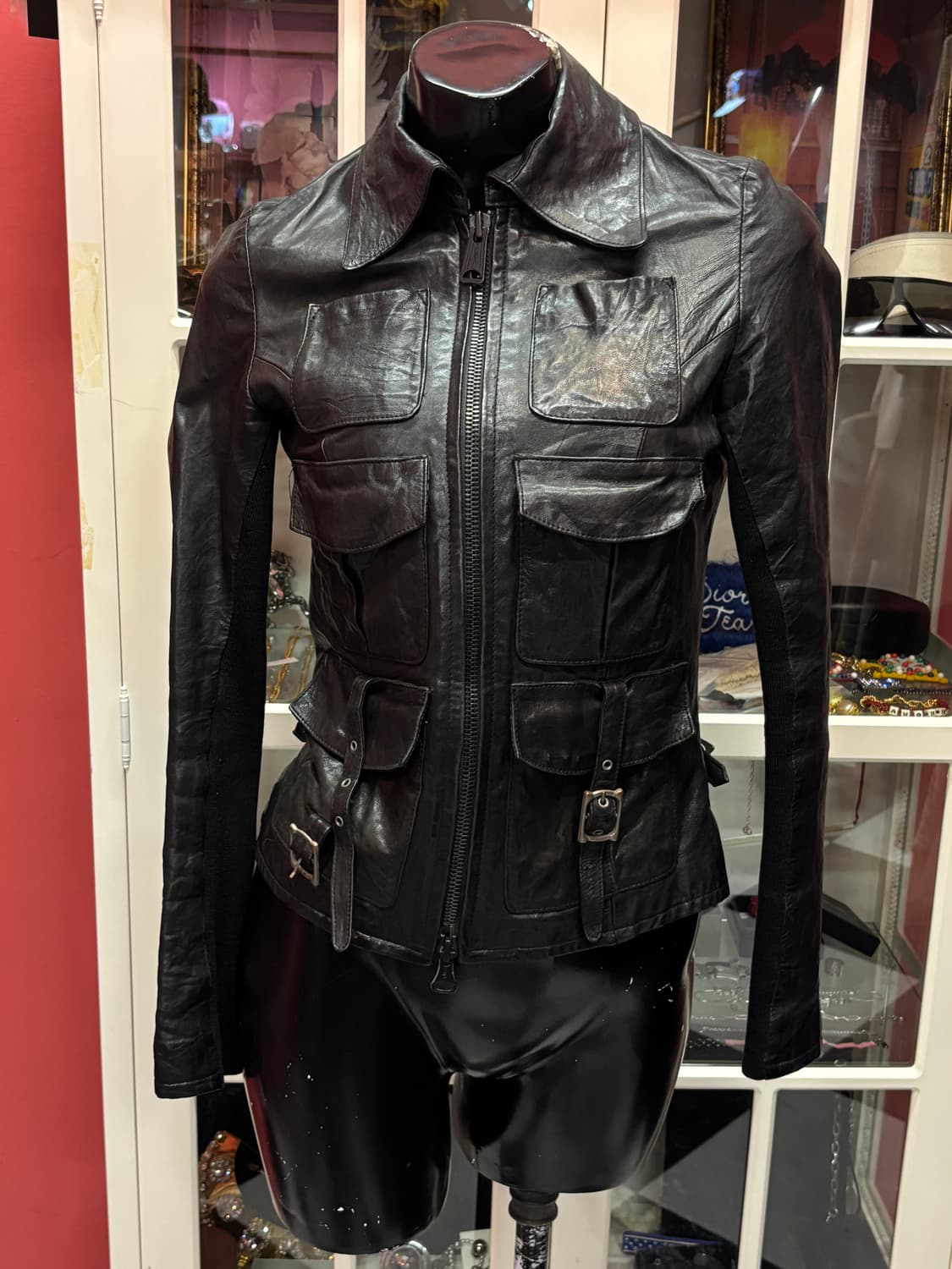 SLY leather jacket SLY 가죽 자켓 상품이미지1