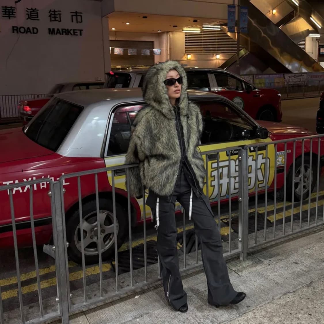 [M] SANDRIC 샌드릭 부츠컷 카고 팬츠 블랙 상품이미지1