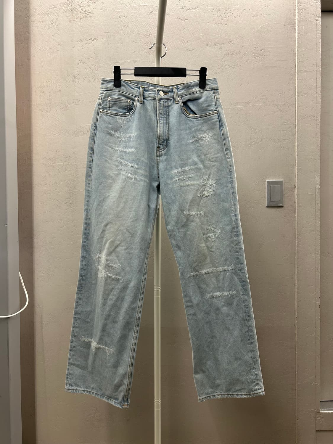 Mod9 연청 데미지 워싱 데님 상품이미지2