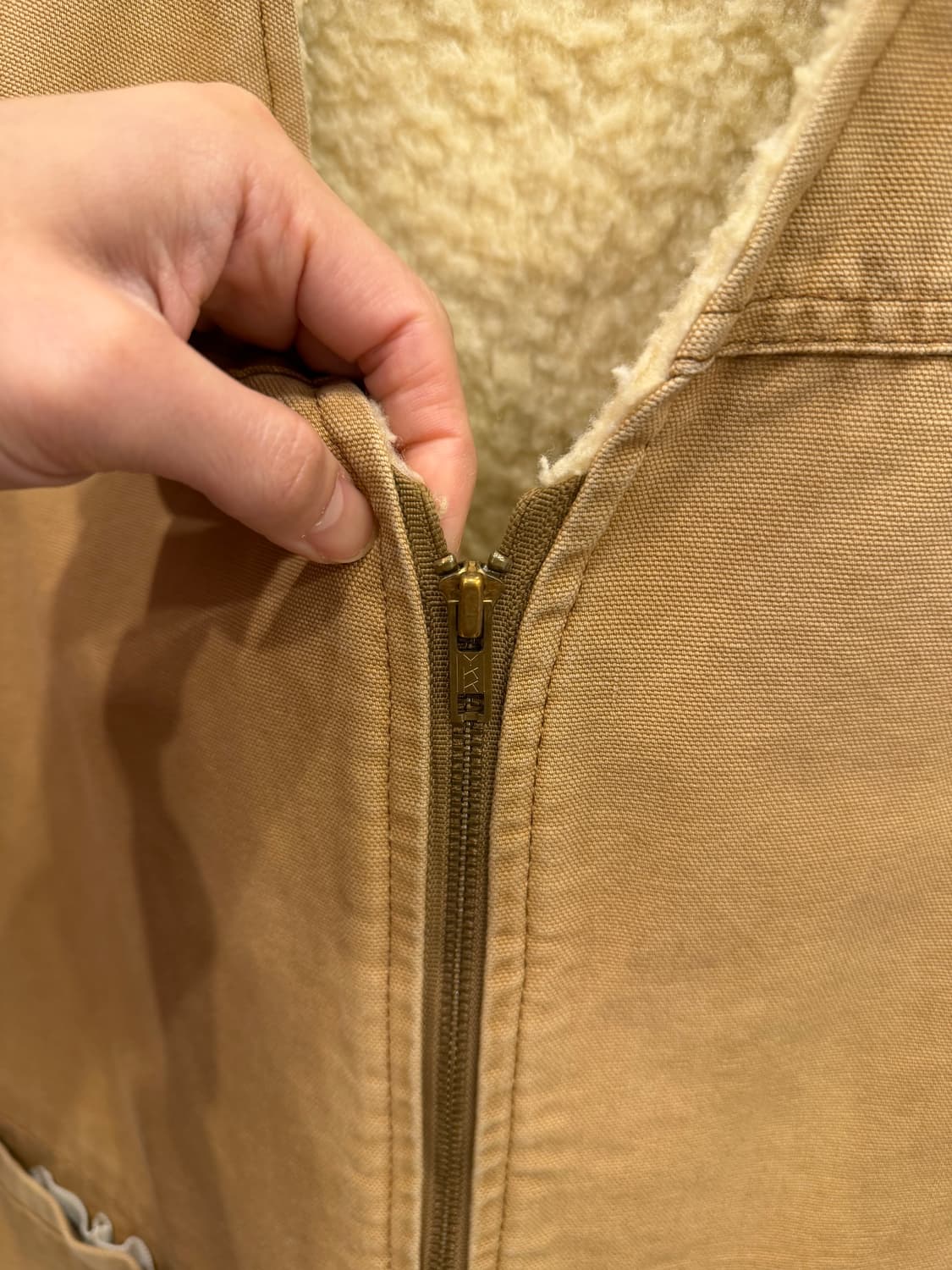 80s Carhartt 칼하트 덕 캔버스 워크 베스트 (USA) 상품이미지4