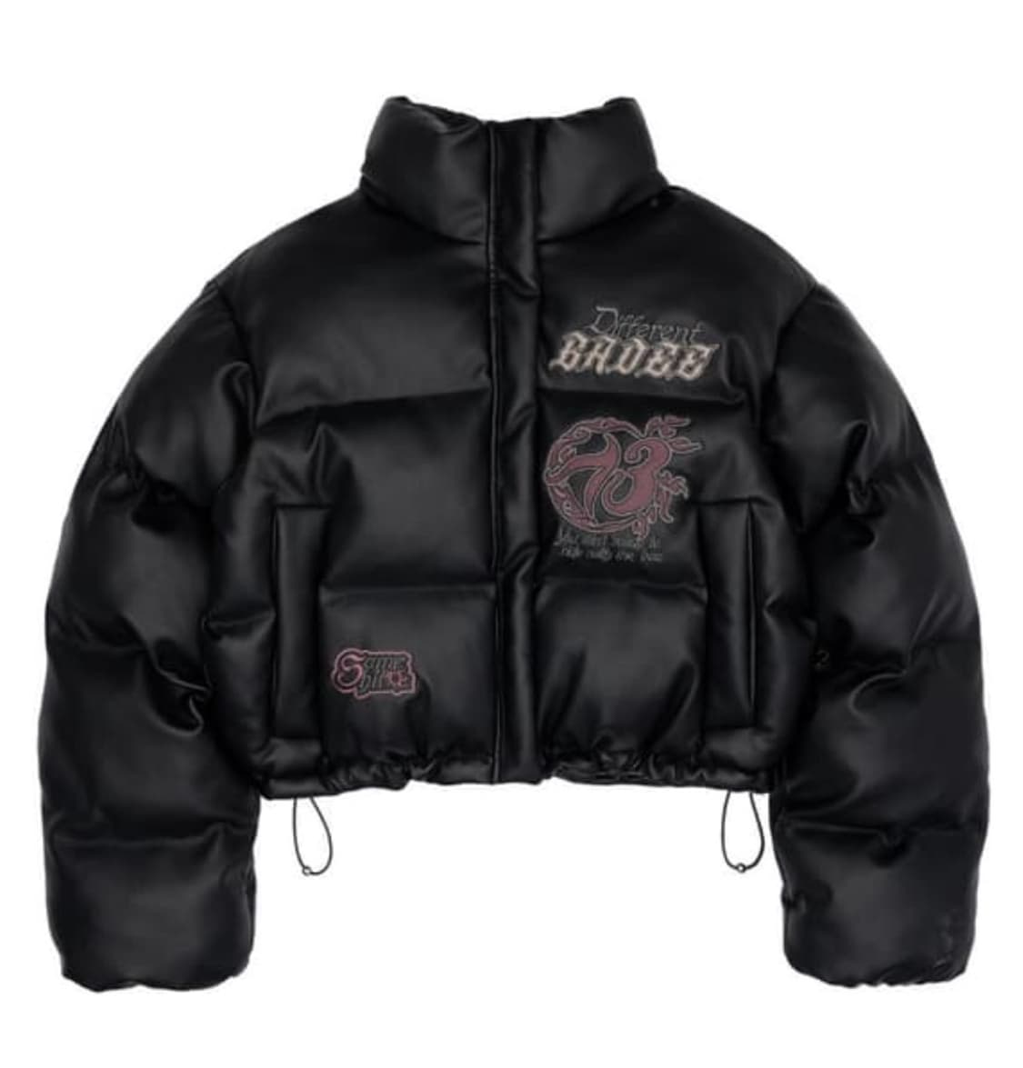 배디 레더 숏 패딩 M 상품이미지1