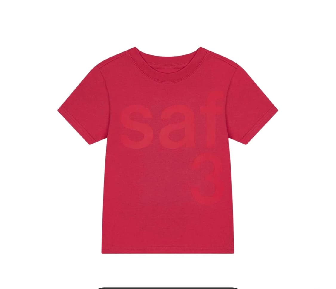 사파리스팟 / 베이직 사파리 티셔츠 레드 상품이미지1
