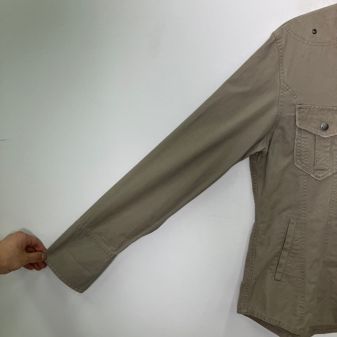 버버리 블랙라벨 와이어 밀리터리 셔츠 자켓 M 상품이미지8